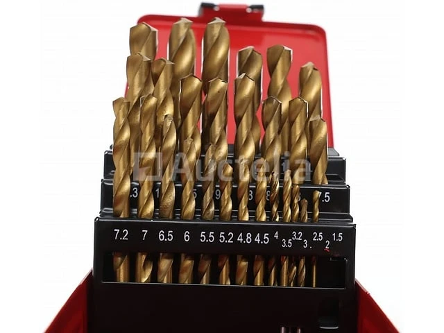 Titanium metalen boorbits (29 stuks) kraft&dele - afbeelding 2 van  3