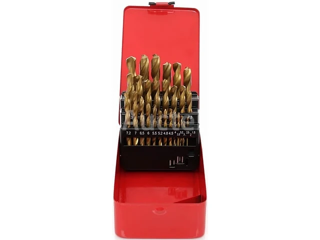 Titanium metalen boorbits (29 stuks) kraft&dele - afbeelding 3 van  3