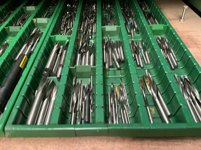 Titex en gühring grote partij hhs(co) cylindrische boren - afbeelding 6 van  13