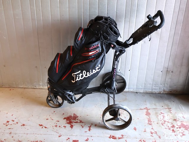 Titleist golftas met kar - afbeelding 2 van  7