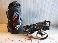 Titleist golftas met kar - afbeelding 4 van  7