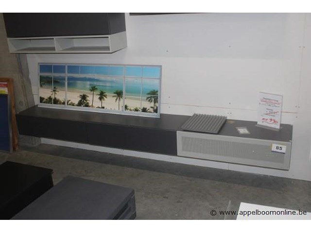 Titolo 3d hangmeubel + stereodeel 256cm - afbeelding 1 van  2