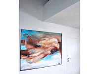 Tjarko ten have - intiem moment - olie op doek - 125x160 cm - 1986 - afbeelding 9 van  14