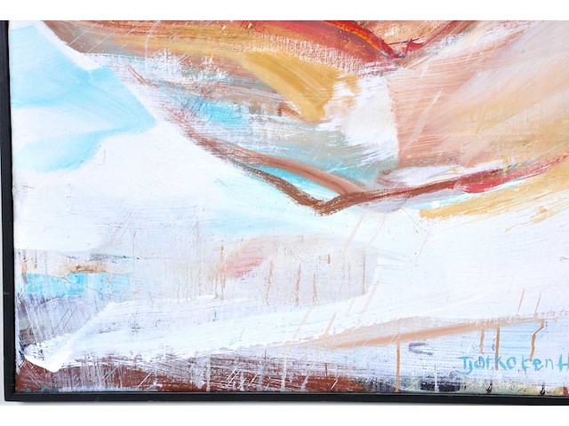 Tjarko ten have - intiem moment - olie op doek - 125x160 cm - 1986 - afbeelding 11 van  14