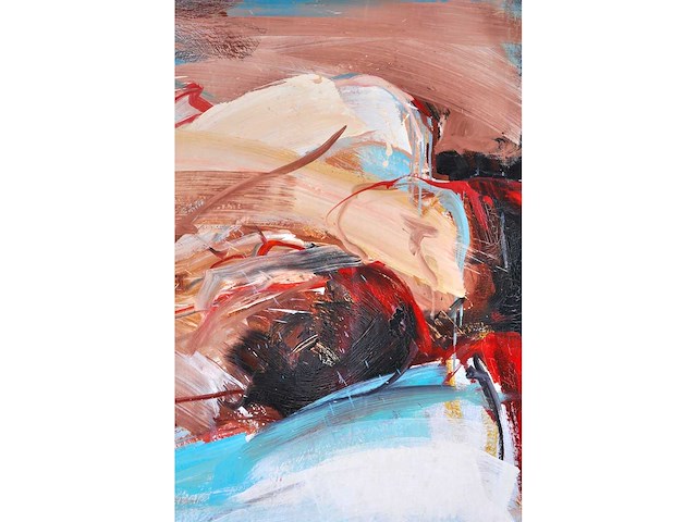 Tjarko ten have - intiem moment - olie op doek - 125x160 cm - 1986 - afbeelding 14 van  14