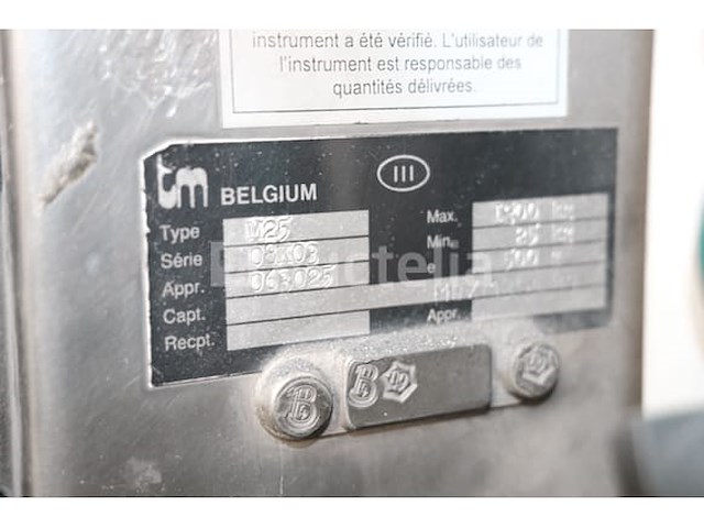 Tm belgië m25 loader weegschaal - afbeelding 8 van  8