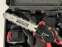 Tmaxtool accu kettingzaag 18volt 2accu - afbeelding 2 van  4