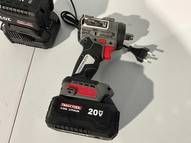 Tmaxtool accu slagmoersleutel 18volt 350nm met 2 accu 4ah - afbeelding 5 van  5