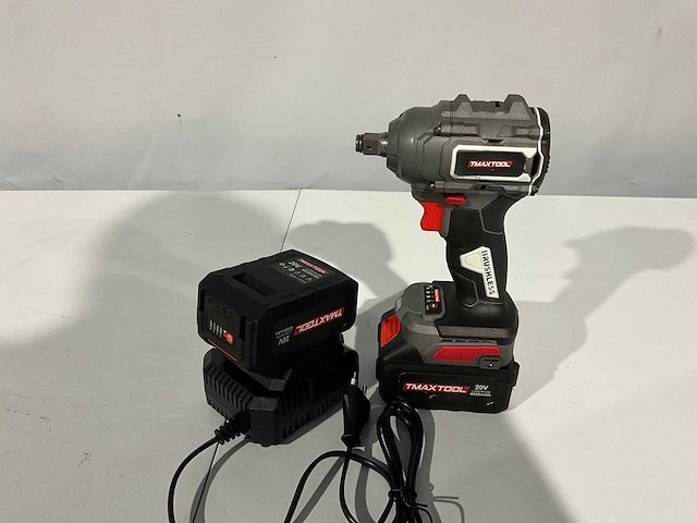 Tmaxtool accu slagmoersleutel 18volt 500nm 2 accu - afbeelding 1 van  3