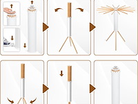 Todeco droogrek voor binnen - afbeelding 3 van  4