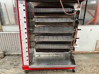 Toestel voor kip aan het spit o^gas - afbeelding 6 van  11