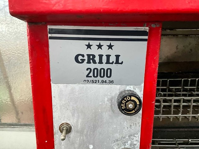 Toestel voor kip aan het spit o^gas - afbeelding 8 van  11