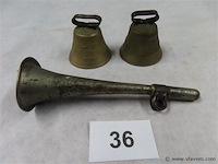 Toeter en 2 bellen - afbeelding 1 van  3