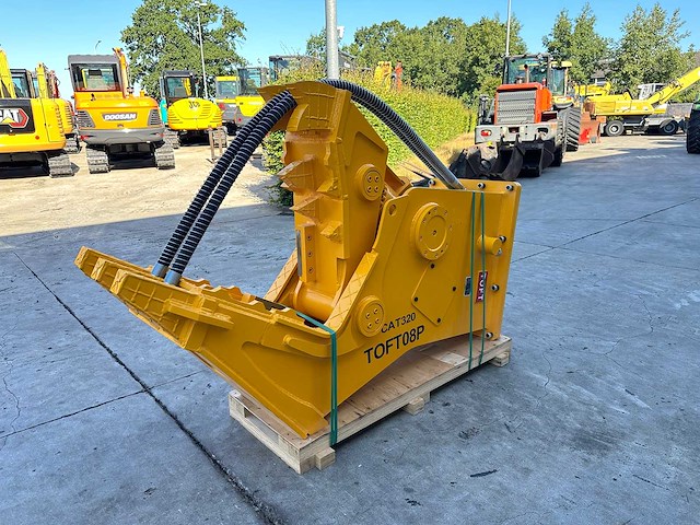 Toft - 2026 - toft08p - cat 320 - hydraulische crusher - afbeelding 11 van  14