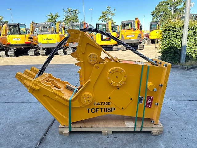 Toft - 2026 - toft08p - cat 320 - hydraulische crusher - afbeelding 10 van  14