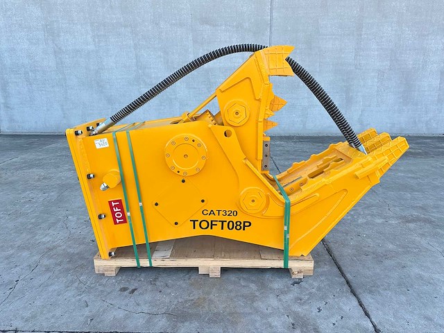 Toft - 2026 - toft08p - cat 320 - hydraulische crusher - afbeelding 1 van  11