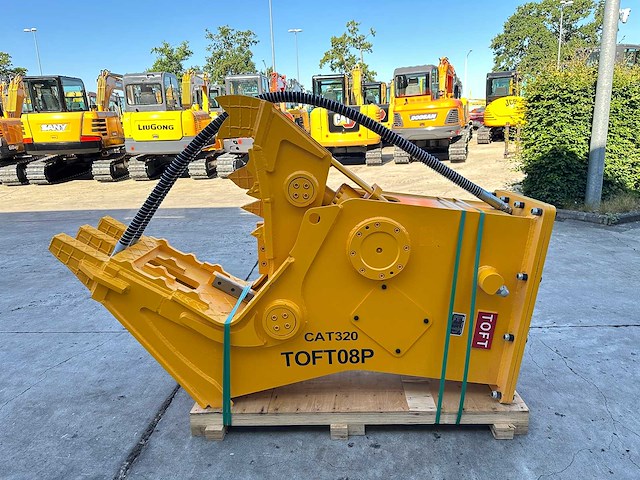 Toft - 2026 - toft08p - cat 320 - hydraulische crusher - afbeelding 9 van  11