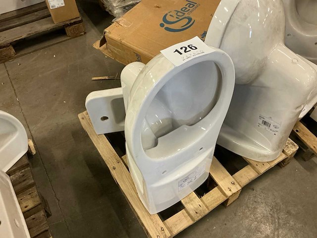 Toilet (2x) + waskom (2x) - afbeelding 3 van  5