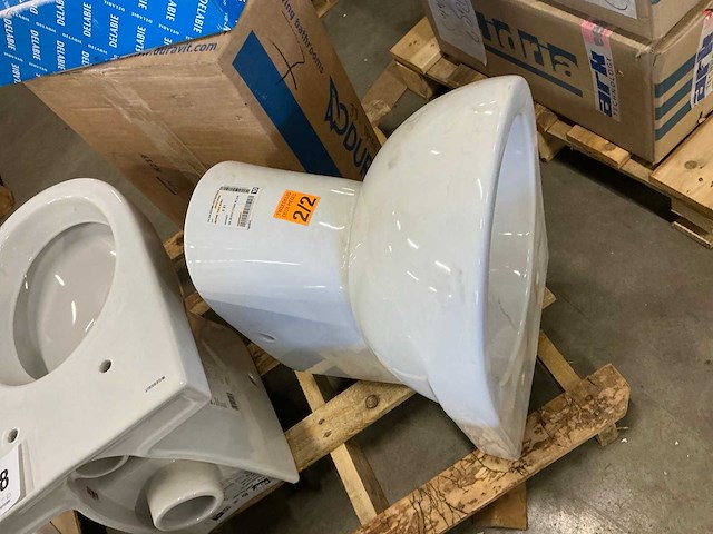 Toilet (2x) + waskom (2x) - afbeelding 3 van  6