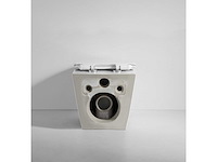 Toilet set met geberit up320 druk knop rimless softclose zitting - afbeelding 4 van  5