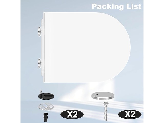 Toiletbril met softclose-mechanisme - afbeelding 2 van  3