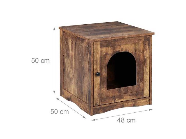 Toiletkast met kattenluik - afbeelding 4 van  6