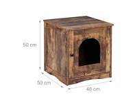 Toiletkast met kattenluik - afbeelding 4 van  6