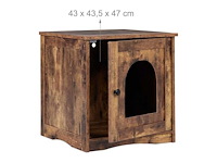 Toiletkast met kattenluik - afbeelding 5 van  6