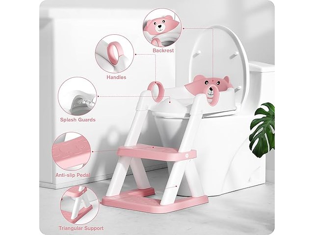 Toiletladder voor kinderen - afbeelding 2 van  7