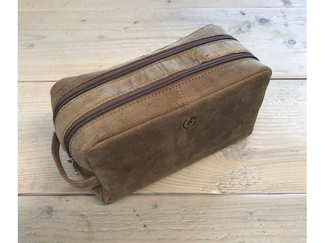 Toiletzak - 100% leder - afbeelding 1 van  3