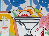 Tom wesselmann (1931-2004), still life, 1988, rosenthal porcelain plaque, n° 137/299 the plaque: 33.5 x 37.5 cm. (13.18 x 14.75 in.), the box: 57 x 60.5 x 12 cm. (22.44 x 23.82 x 4.71 in.)