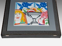 Tom wesselmann (1931-2004), still life, 1988, rosenthal porcelain plaque, n° 137/299 the plaque: 33.5 x 37.5 cm. (13.18 x 14.75 in.), the box: 57 x 60.5 x 12 cm. (22.44 x 23.82 x 4.71 in.) - afbeelding 3 van  5