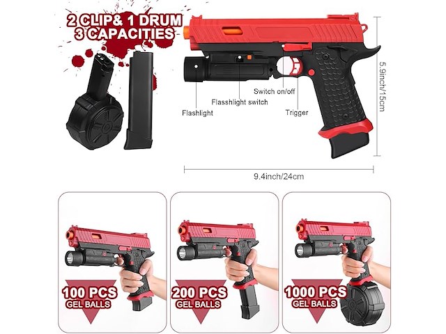 Tomatong gel blaster - afbeelding 4 van  4