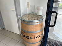 Ton met glazen bovenblad - afbeelding 2 van  4