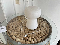 Ton met glazen bovenblad - afbeelding 4 van  4