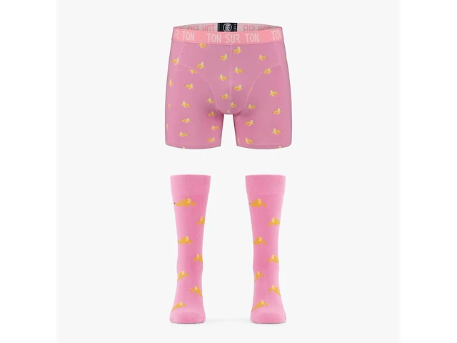 Ton sur ton - boxershort + kousen - bananas - afbeelding 1 van  5