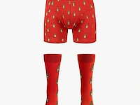 Ton sur ton - boxershort + kousen - rietfles