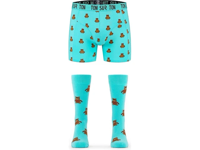 Ton sur ton - boxershort + kousen - theodore - afbeelding 1 van  5
