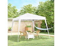 Tonnelle de jardin 3x3m pop up tente pliable acier polyester imperméabilisé - afbeelding 2 van  6