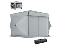 Tonnelle de jardin, chapiteau de jardin avec 5 panneaux en treillis et sac de transport - afbeelding 3 van  8