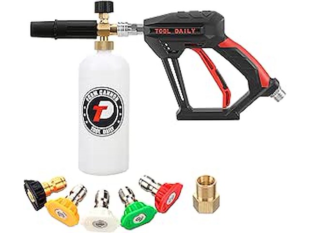 Tool daily korte hogedrukreiniger pistool met schuimkanon - afbeelding 1 van  5