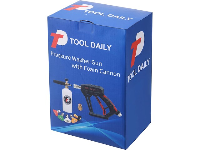 Tool daily korte hogedrukreiniger pistool met schuimkanon - afbeelding 2 van  5