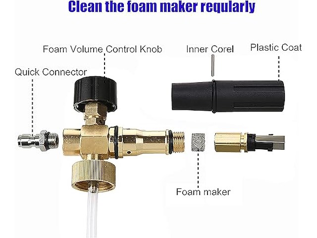 Tool daily korte hogedrukreiniger pistool met schuimkanon - afbeelding 3 van  5