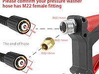 Tool daily korte hogedrukreiniger pistool met schuimkanon - afbeelding 5 van  5