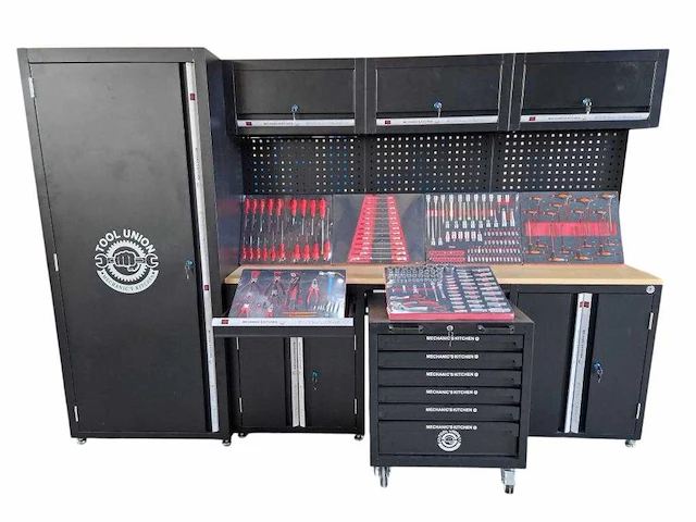 Tool union - werkbank mechanics kitchen incl tools - afbeelding 1 van  10