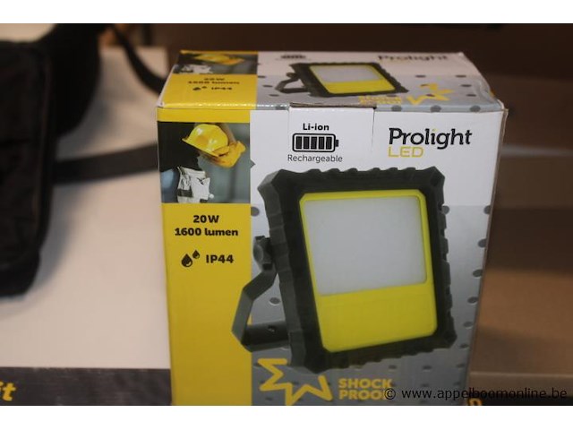 Toolkit snickers workwear, led werklamp prolight, 20w 1600 lumen, oplaadbaar, werking niet gekend - afbeelding 2 van  2