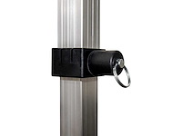 Toolport vouwtent 3x3 m - 2 zijden aluminium barnum opvouwbare tent gazebo-stand paddock ontvangstsschuilplaats pes300 rood - afbeelding 8 van  9