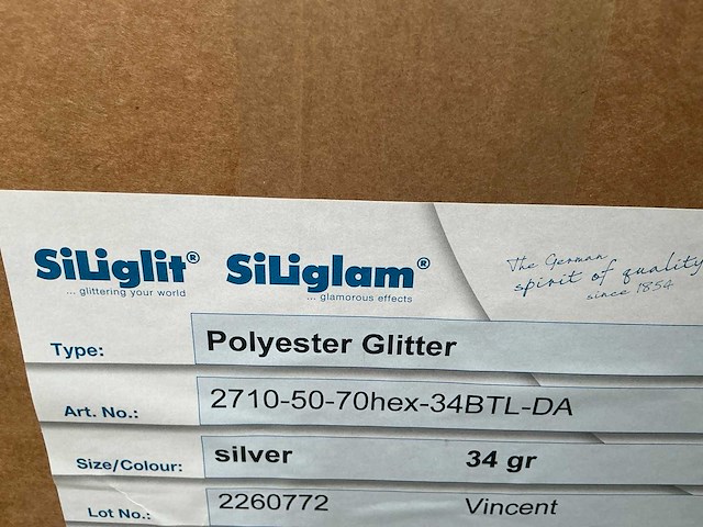 Toom zilver 34g glitteradditief (7572x) - afbeelding 7 van  7