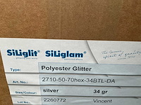Toom zilver 34g glitteradditief (7572x) - afbeelding 7 van  7