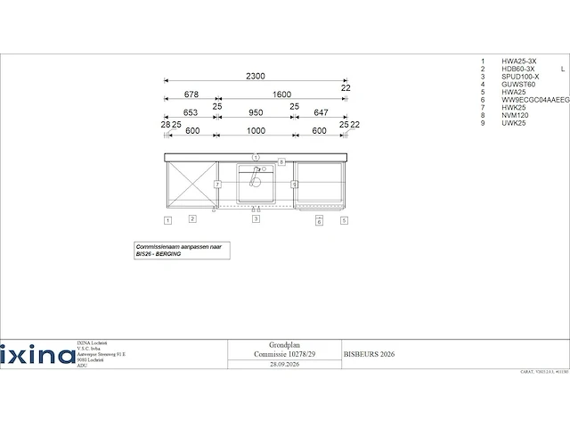 Toonzaal berging ixina - afbeelding 2 van  5